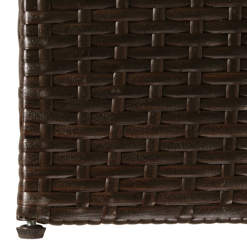 Garden-Auflagenbox Braun 150x100x100 cm Poly Rattan - Pazzar.ch
