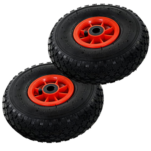 Sackkarrenräder 2 Stk. Gummi 3,00-4 (245x82) - Pazzar.ch
