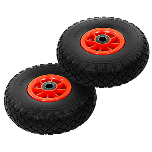Sackkarrenräder 2 Stk. Massives PU 3,00 - 4 (260 x 85) - Pazzar.ch