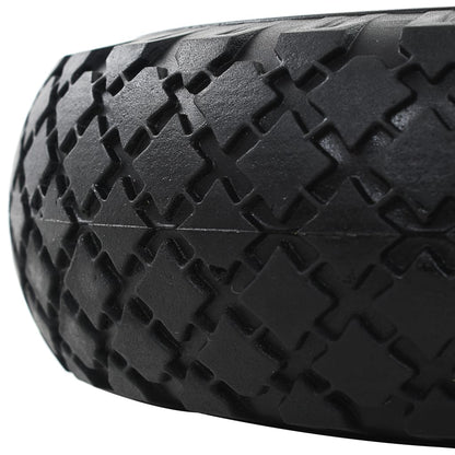 Sackkarrenräder 2 Stk. Massives PU 3,00 - 4 (260 x 85) - Pazzar.ch