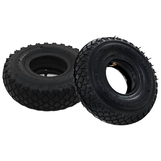 2 Reifen 2 Schläuche 3,00 - 4 260 x 85 für Sackkarren Gummi - Pazzar.ch