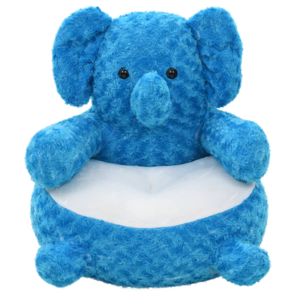 Elefant Kuscheltier Plüsch Blau - Pazzar.ch
