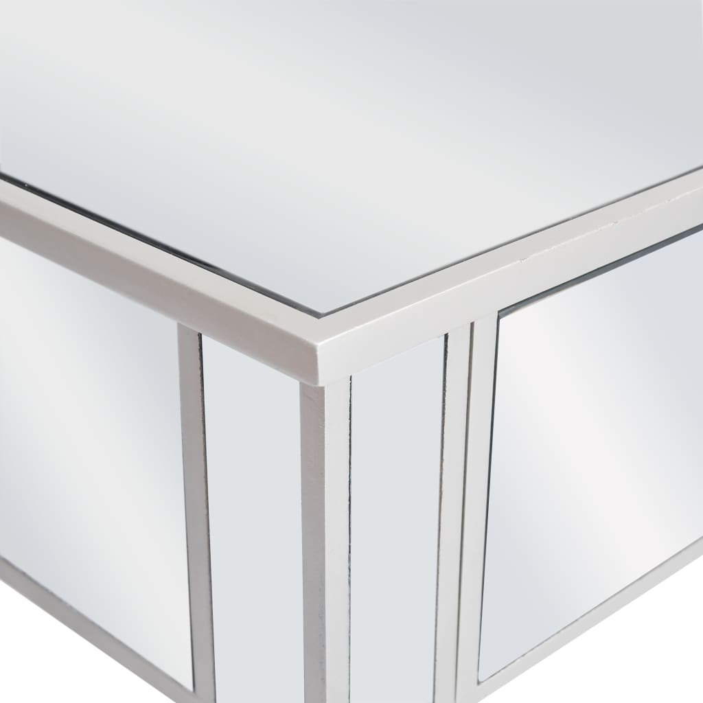 Verspiegelter Konsolentisch aus MDF und Glas 106,5x38x76,5 cm - Pazzar.ch
