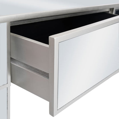Verspiegelter Konsolentisch aus MDF und Glas 106,5x38x76,5 cm - Pazzar.ch
