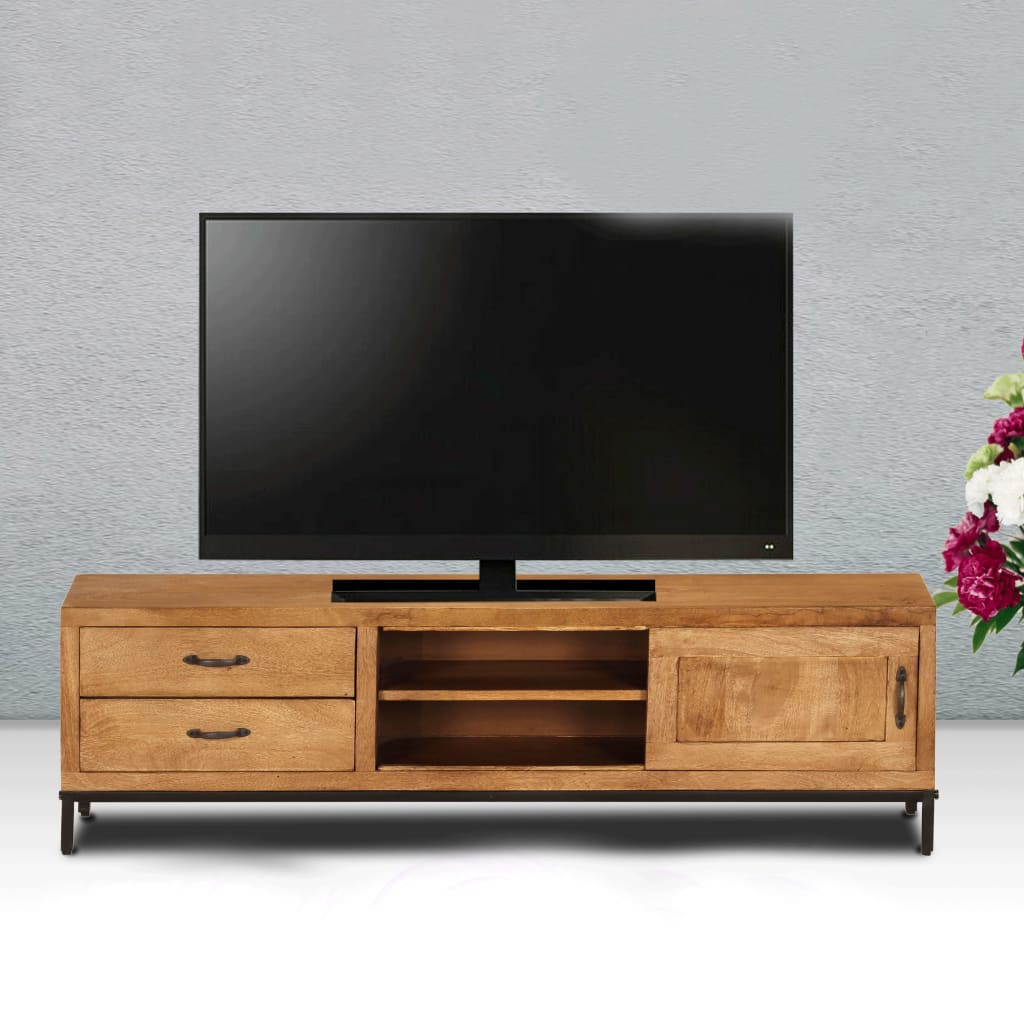 TV-Schrank Mangoholz Massiv 140 x 30 x 40 cm - Pazzar.ch