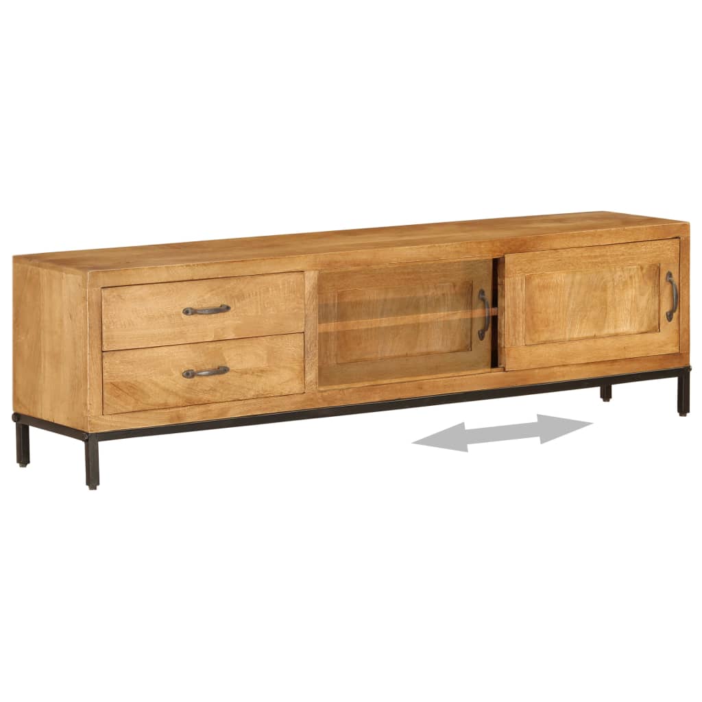 TV-Schrank Mangoholz Massiv 140 x 30 x 40 cm - Pazzar.ch