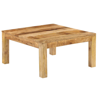 Couchtisch Mango-Massivholz 80×80×40 cm - Pazzar.ch