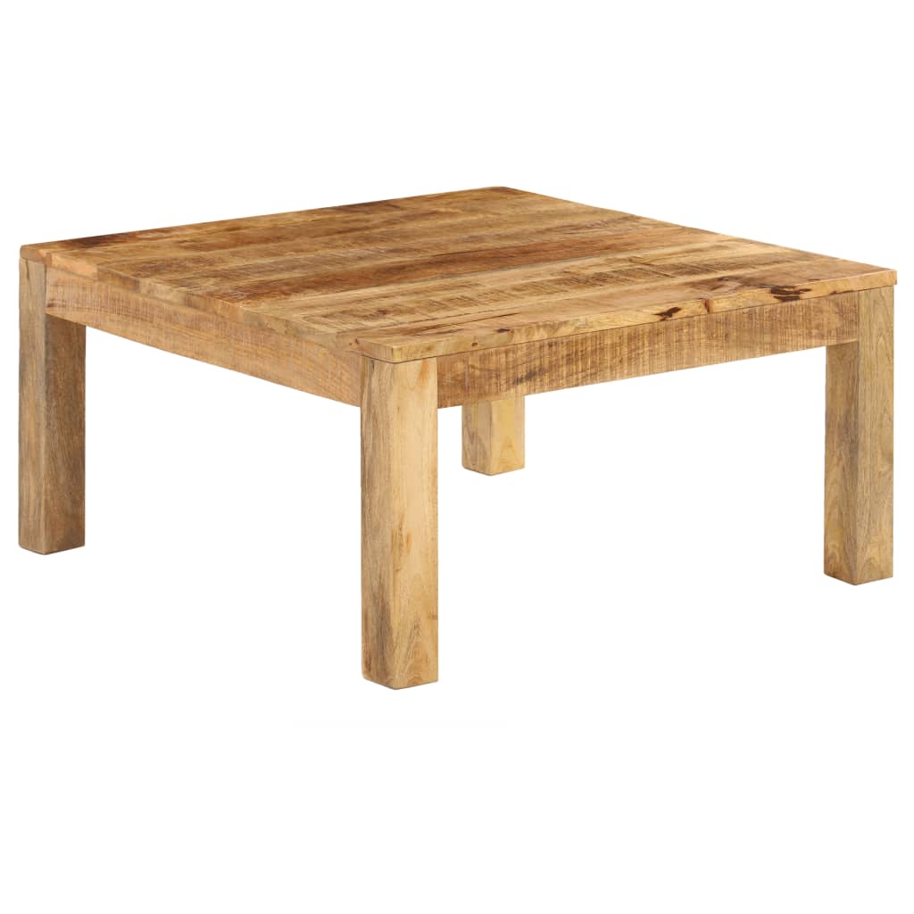Couchtisch Mango-Massivholz 80×80×40 cm - Pazzar.ch