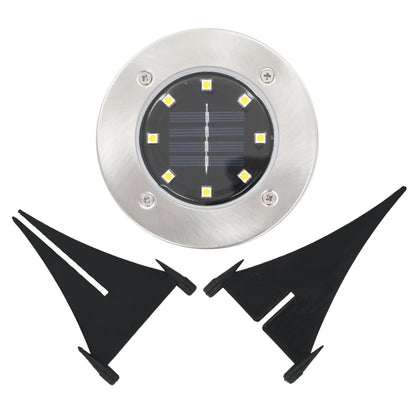 Solar-Bodenleuchten 8 Stk. LED Weiß - Pazzar.ch