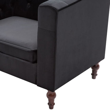 Sessel Schwarz Samt - Pazzar.ch