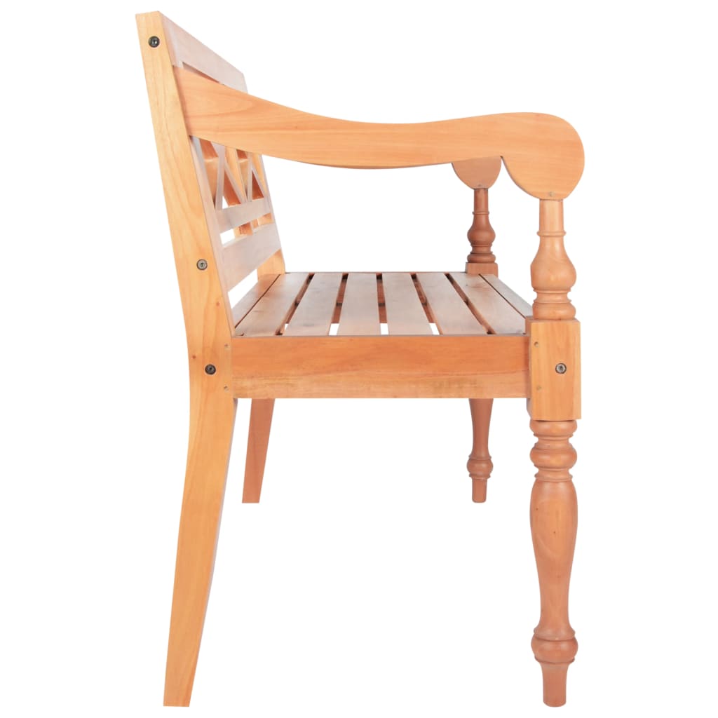 Batavia-Sitzbank 98 cm Mahagoni Massivholz Hellbraun - Pazzar.ch