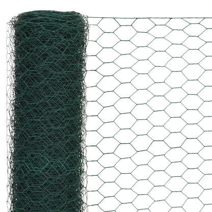 Drahtzaun Stahl mit PVC-Beschichtung 25x1,5 m Grün - Pazzar.ch