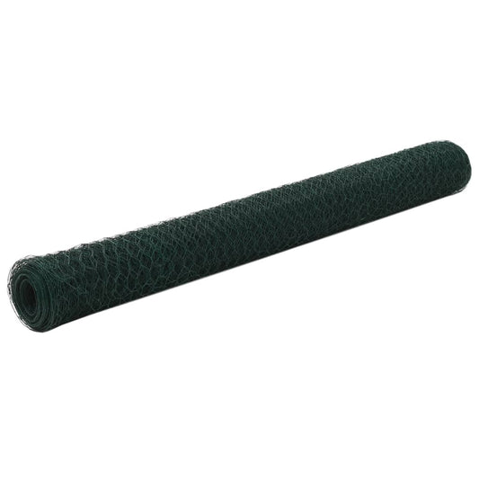 Drahtzaun Stahl mit PVC-Beschichtung 25x1,2 m Grün - Pazzar.ch