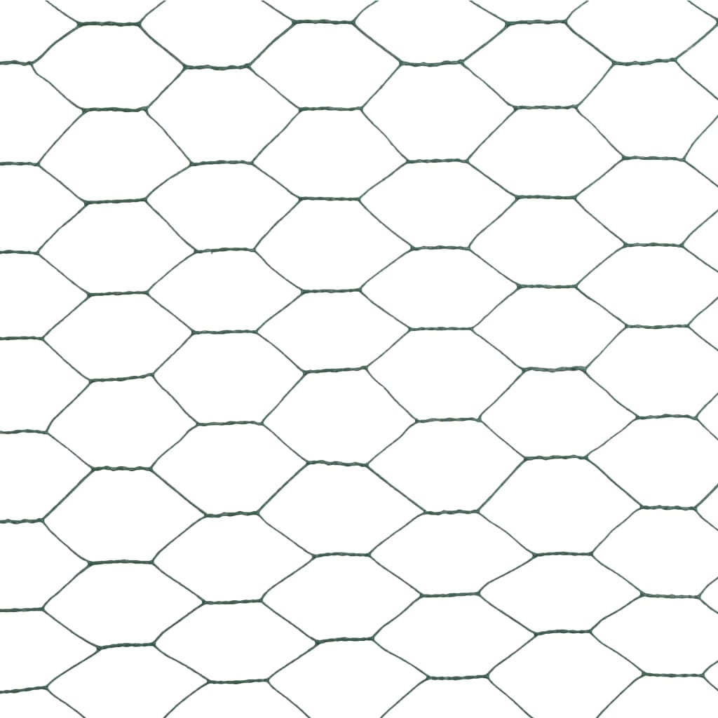 Drahtzaun Stahl mit PVC-Beschichtung 25x1,2 m Grün - Pazzar.ch