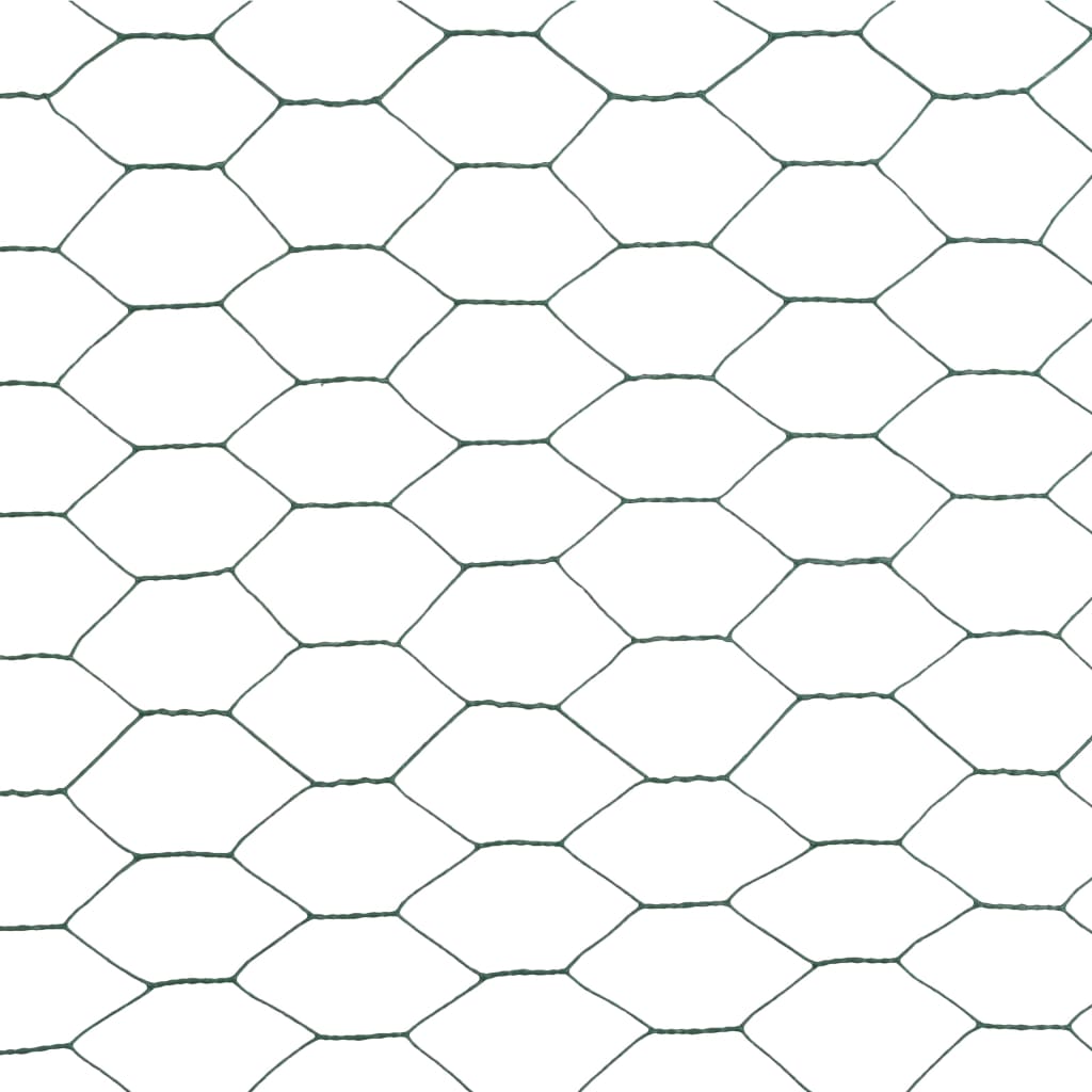Drahtzaun Stahl mit PVC-Beschichtung 25x1,5 m Grün - Pazzar.ch