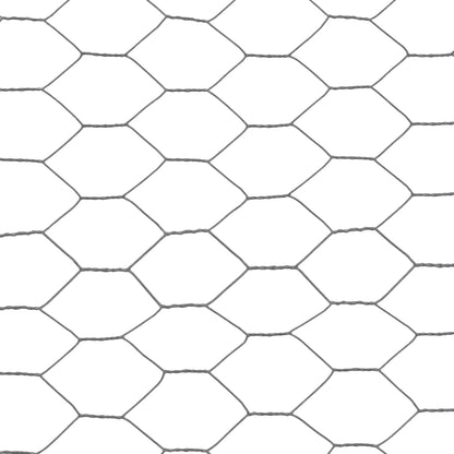 Drahtzaun Stahl mit PVC-Beschichtung 25x0,75 m Grau - Pazzar.ch
