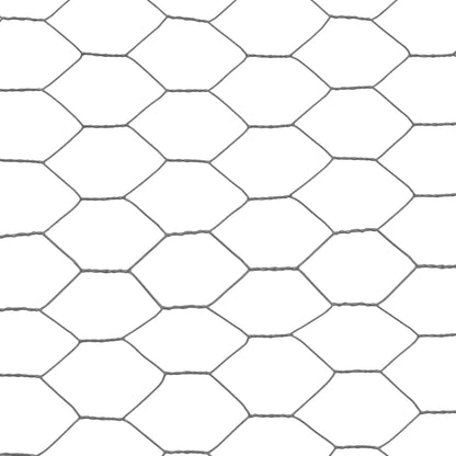 Drahtzaun Stahl mit PVC-Beschichtung 25x1 m Grau - Pazzar.ch