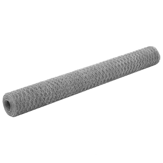 Drahtzaun Verzinkter Stahl 25x1,2 m Silbern - Pazzar.ch