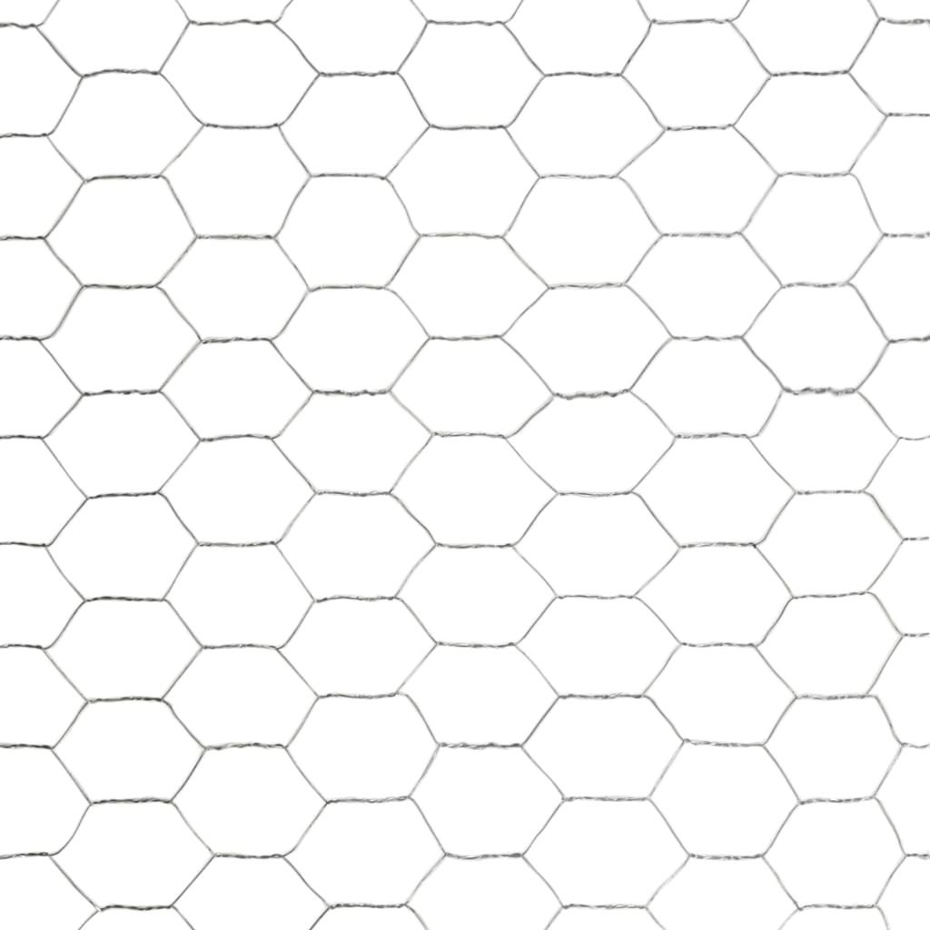 Drahtzaun Verzinkter Stahl 25x1,2 m Silbern - Pazzar.ch