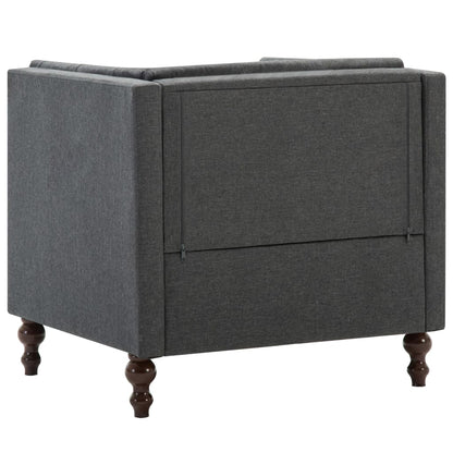 Sessel Dunkelgrau Stoff - Pazzar.ch
