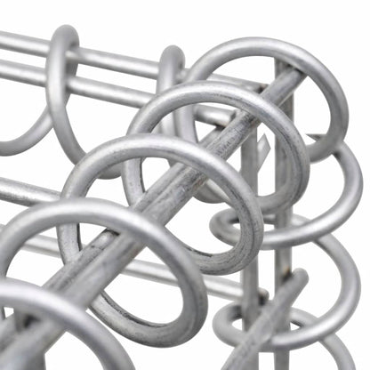 Gabionen-Hochbeet Verzinkter Stahl 540×90×50 cm - Pazzar.ch
