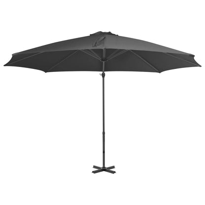 Ampelschirm mit Aluminium-Mast Anthrazit 300 cm - Pazzar.ch