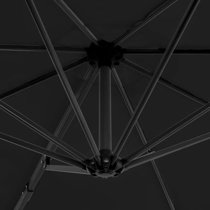Ampelschirm mit Aluminium-Mast Anthrazit 300 cm - Pazzar.ch