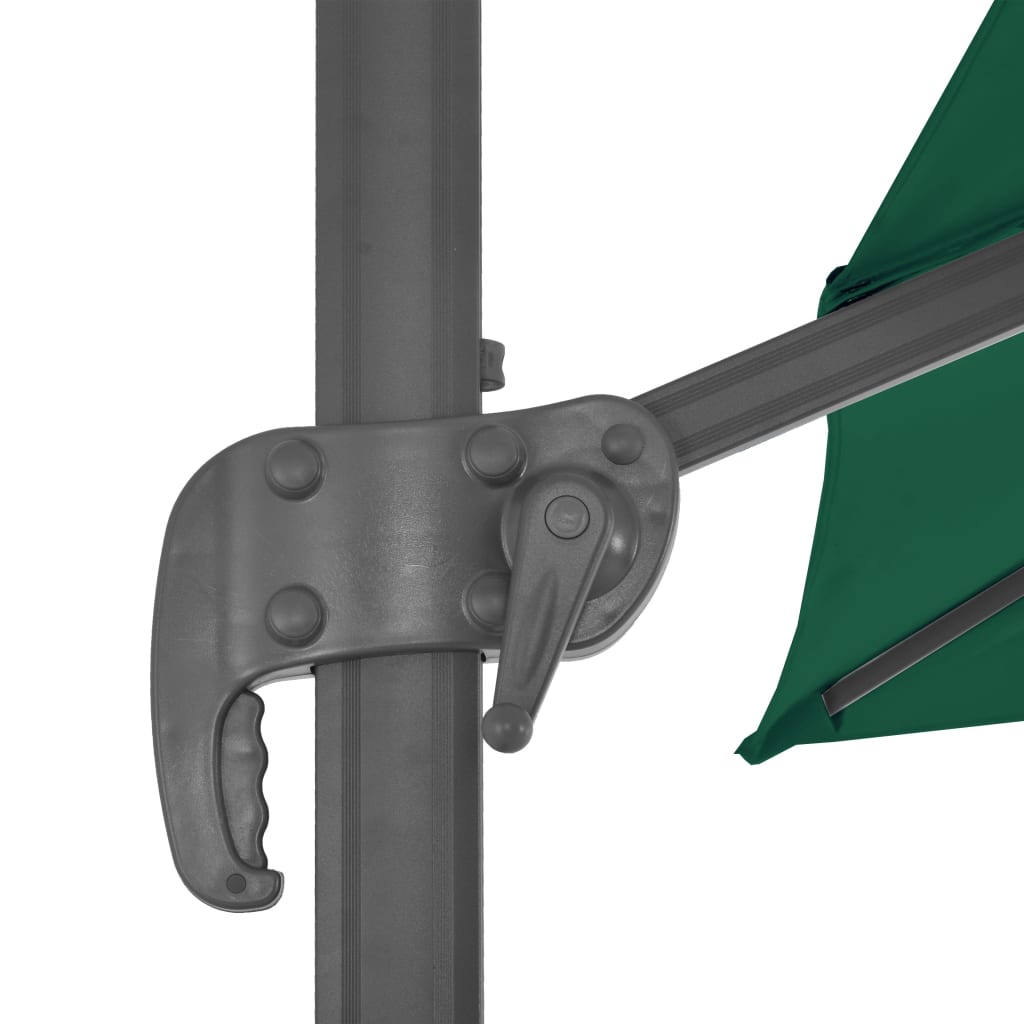 Ampelschirm mit Aluminium-Mast 300x300 cm Grün - Pazzar.ch