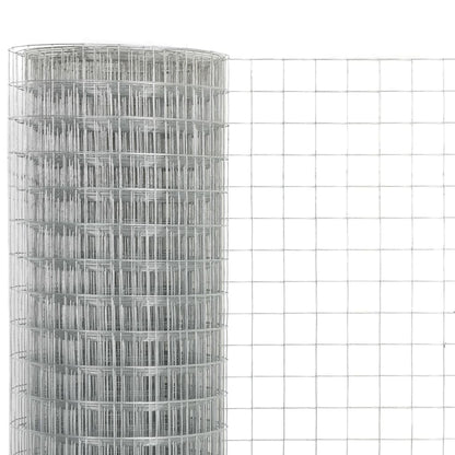 Drahtzaun Verzinkter Stahl 10x0,5 m Silbern - Pazzar.ch