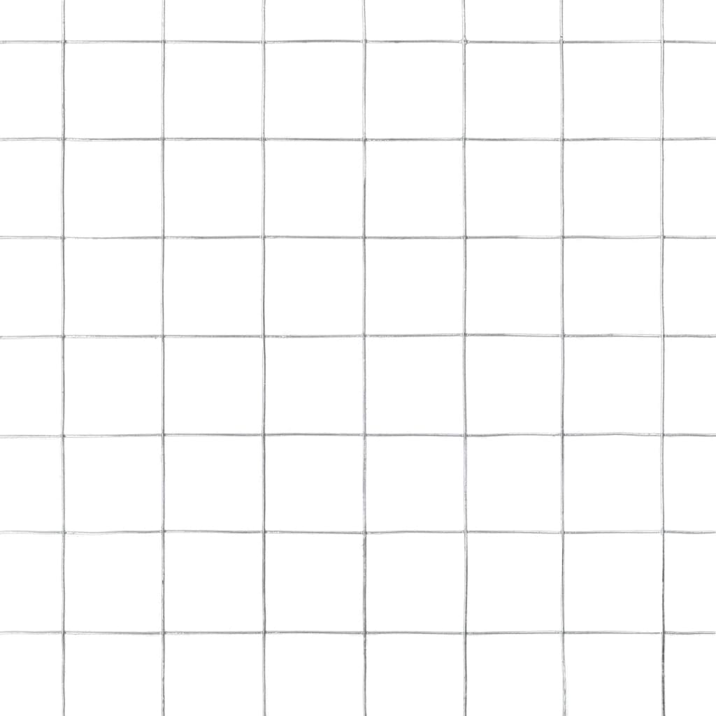 Drahtzaun Verzinkter Stahl 25x0,5 m Silbern - Pazzar.ch