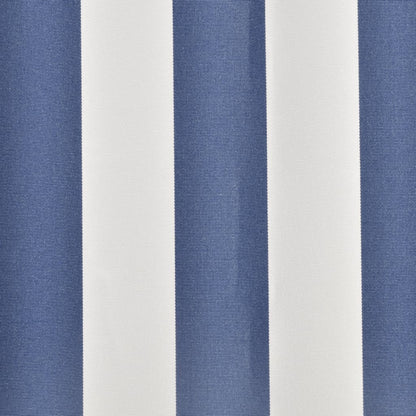 Markisenbespannung Canvas Blau & Weiß 450x300 cm - Pazzar.ch