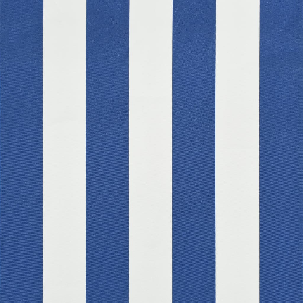 Einziehbare Markise 250×150 cm Blau und Weiß - Pazzar.ch