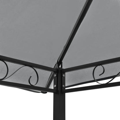 Gartenpavillon mit Tisch und Bänken 2,5x1,5x2,4 m Anthrazit - Pazzar.ch