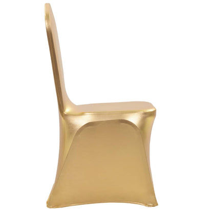 6 Stk. Stretch-Stuhlhussen Golden - Pazzar.ch