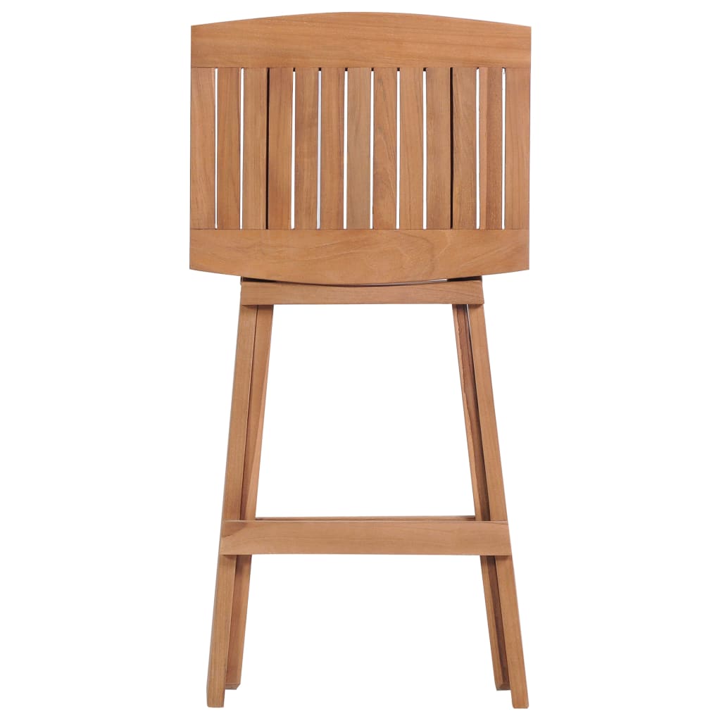 Klappbare Barhocker 4 Stk. Massivholz Teak - Pazzar.ch