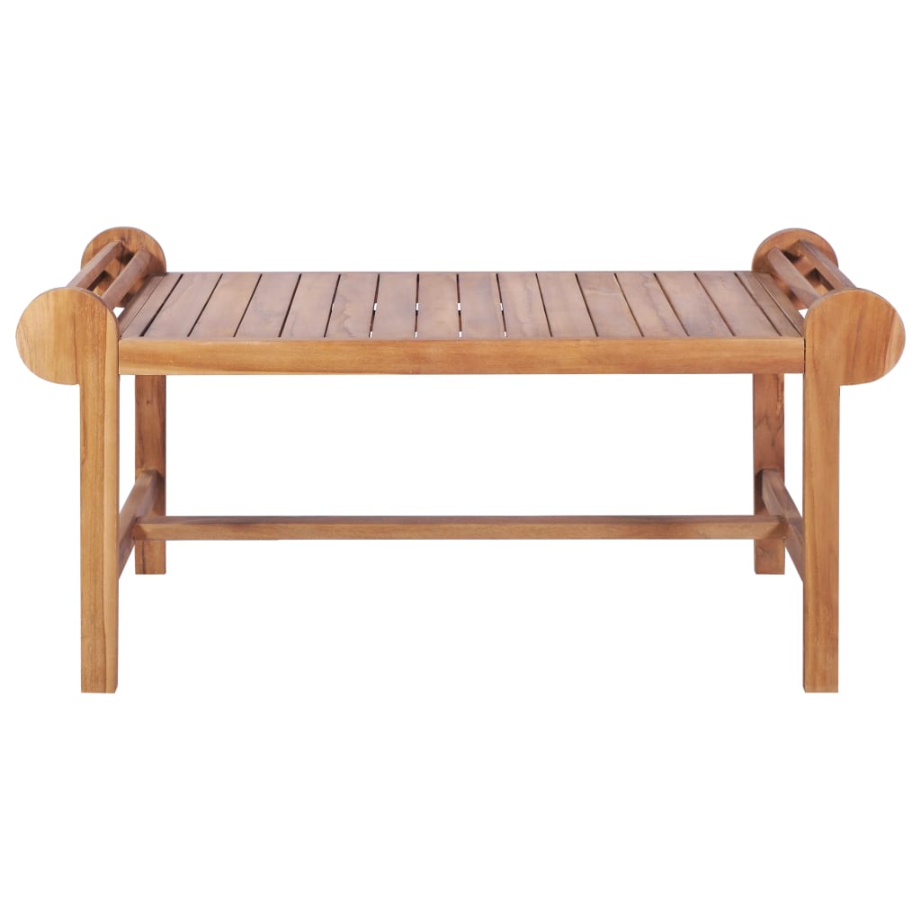 Couchtisch 100 x 50 x 45 cm Teak Massiv - Pazzar.ch