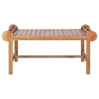 Couchtisch 100 x 50 x 45 cm Teak Massiv - Pazzar.ch
