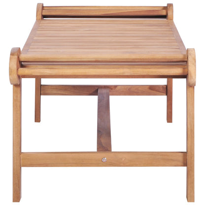 Couchtisch 100 x 50 x 45 cm Teak Massiv - Pazzar.ch
