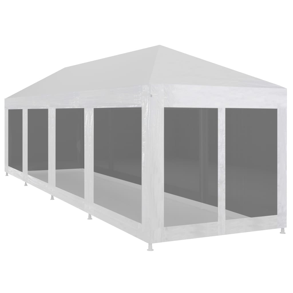 Partyzelt mit 10 Mesh-Seitenwänden 12 x 3 m - Pazzar.ch