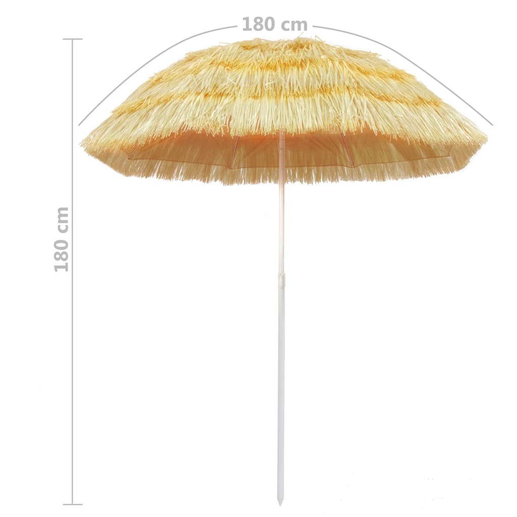 Strandschirm Natur 180 cm Hawaii Style - Pazzar.ch