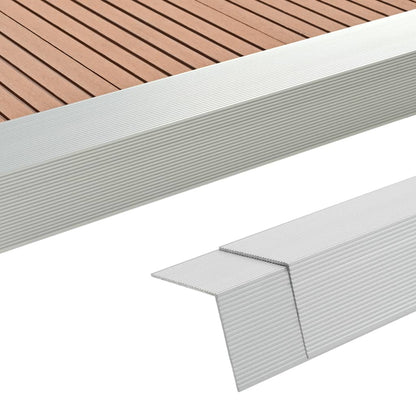 5 Stk. Verkleidungswinkel Verkleidungen Aluminium 170 cm Silber - Pazzar.ch