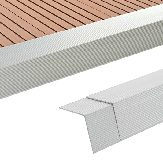 5 Stk. Verkleidungswinkel Verkleidungen Aluminium 170 cm Silber - Pazzar.ch