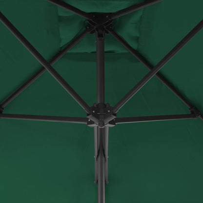 Sonnenschirm mit Stahl-Mast 250×250 cm Grün - Pazzar.ch
