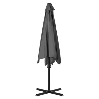 Sonnenschirm mit Stahlmast 300 cm Anthrazit - Pazzar.ch