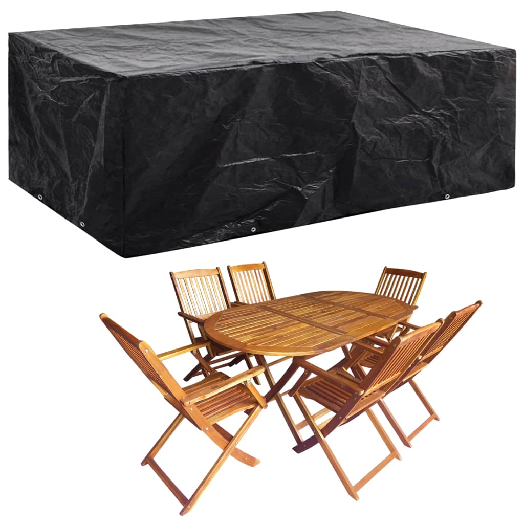 Gartenmöbel-Abdeckung 8 Ösen 242x162x100 cm - Pazzar.ch