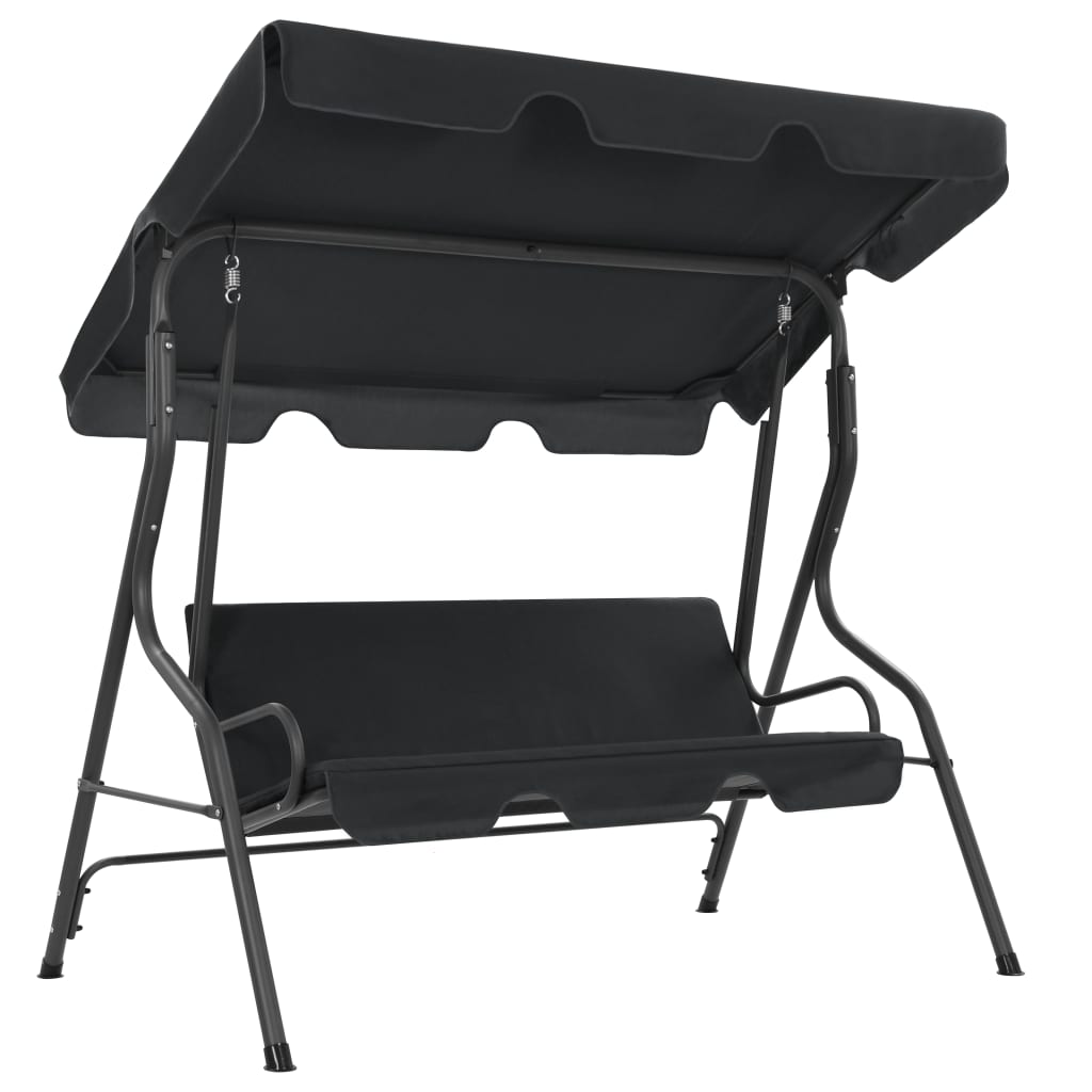 Hollywoodschaukel Anthrazit 170×110×153 cm - Pazzar.ch