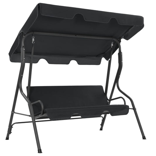 Hollywoodschaukel Anthrazit 170×110×153 cm - Pazzar.ch