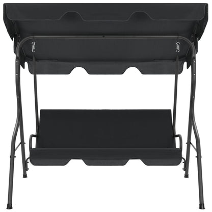 Hollywoodschaukel Anthrazit 170×110×153 cm - Pazzar.ch