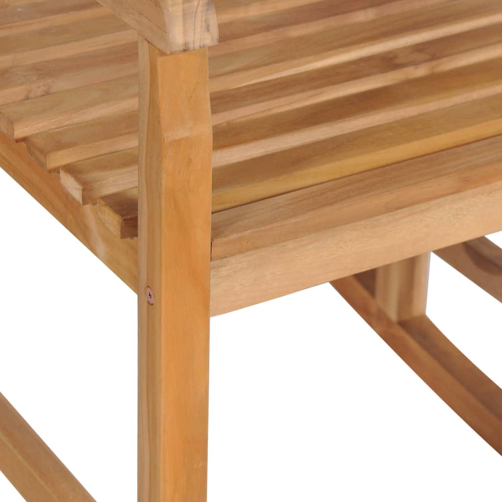 Schaukelstuhl Massivholz Teak - Pazzar.ch