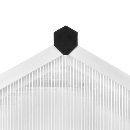 Gewächshaus Aluminium 362x190x195 cm 13,41 m³ - Pazzar.ch